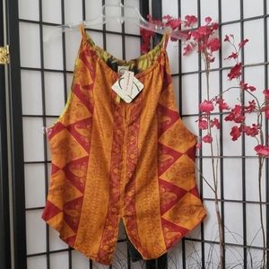 Tie back hankie camisole